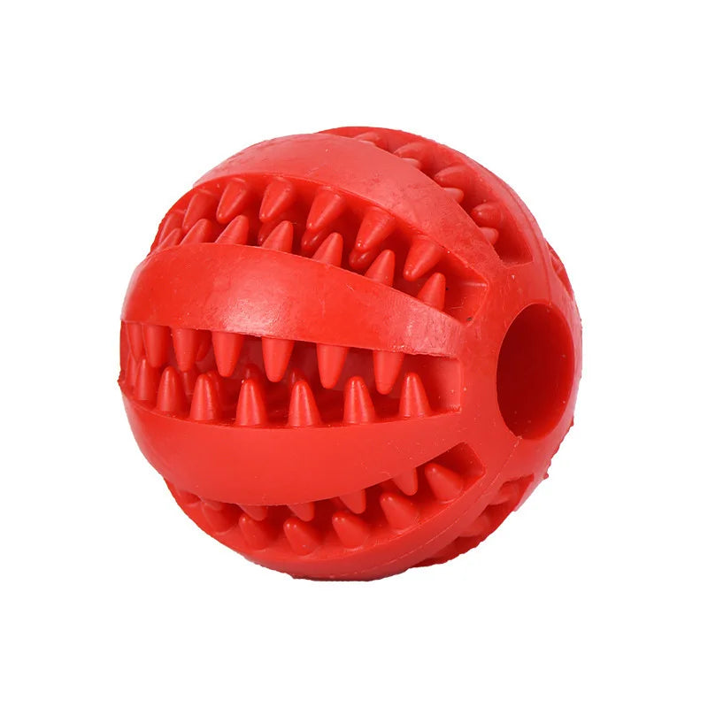 Interactive Chew & Treat Silicone Ball Toy